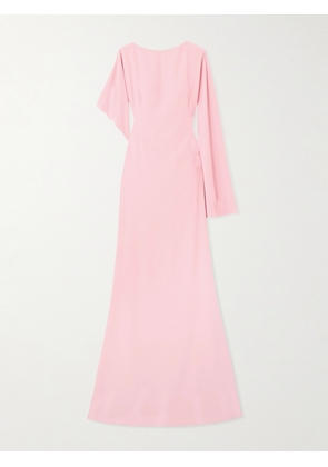Alexander McQueen - Asymmetric Paneled Crepe Gown - Pink - IT36,IT38,IT40,IT42,IT44
