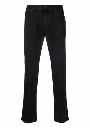 Emporio Armani low-rise slim-cut jeans - Black