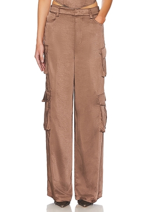 Favorite Daughter The Cargo Pant in Brown. Size 2, 4, 6.