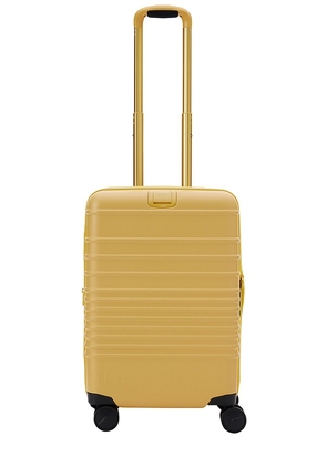 BEIS The Carry-on Roller in Mustard.