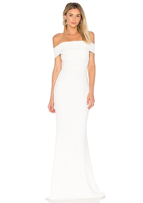 Katie May Legacy Gown in White. Size 4, XS.
