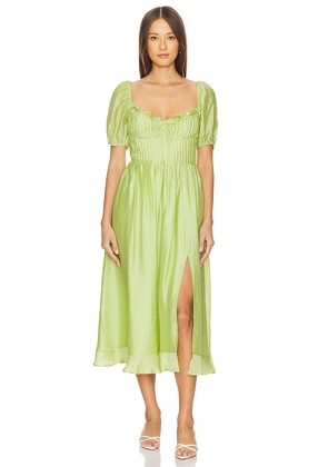 ASTR the Label Lunaria Dress in Green. Size M, S, XS.