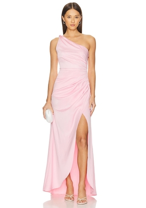 ELLIATT Biarritz Gown in Pink. Size L.