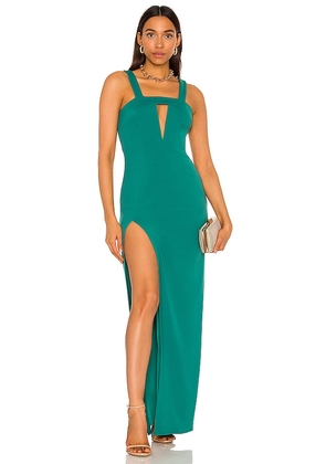 Katie May Take The Plunge Gown in Green. Size M, S.