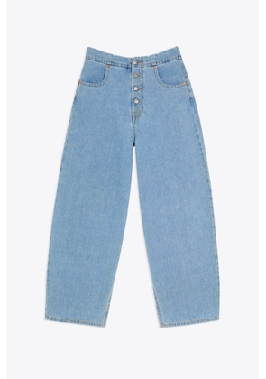 Mm6 Maison Margiela Pantalone 5 Tasche Light Blue Rhianna 5 Pockets Jeans