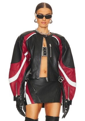 LAMARQUE Dustin Moto Jacket in Black. Size S, XXS.