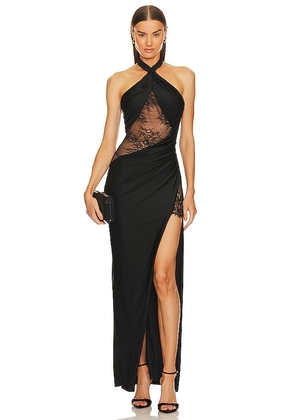 Michael Costello x REVOLVE Josephine Gown in Black. Size L, XL.