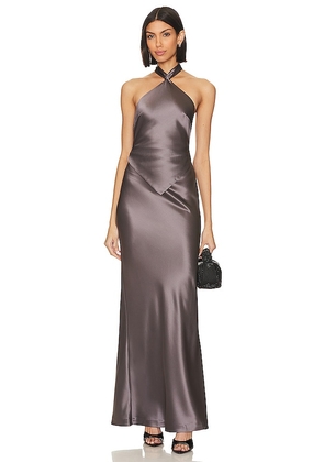 retrofete Ester Dress in Charcoal. Size M, S.
