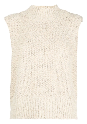 Maison Margiela sleeveless knitted jumper - Neutrals