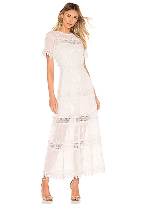 Tularosa Emmeline Dress in White. Size XS.