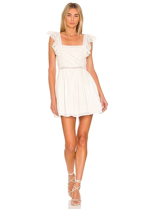 Tularosa Parker Mini Dress in White. Size M.