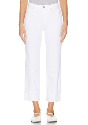 7 For All Mankind Logan Stovepipe in White. Size 24, 25, 26, 27, 28, 29, 30, 31, 32.