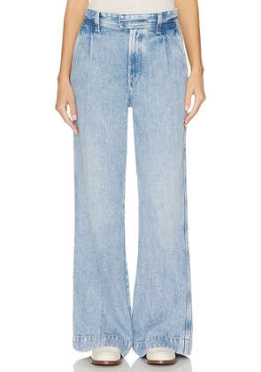 7 For All Mankind Pleated Wide Leg in Blue. Size 25, 26, 27, 28, 29, 31, 32.