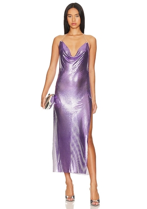8 Other Reasons Chain Dress in Purple.