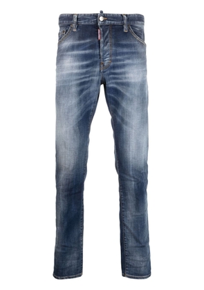 Dsquared2 distressed-effect slim-leg jeans - Blue