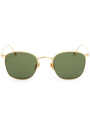 Linda Farrow The Simon square-frame sunglasses - Gold