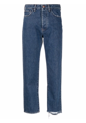 3x1 distressed straight-leg jeans - Blue