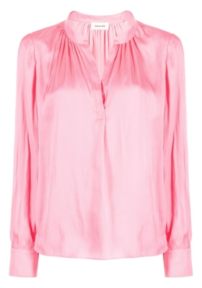 Zadig&Voltaire Tink satin blouse - Pink