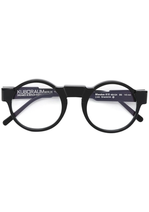 Kuboraum K10 round frame glasses - Black