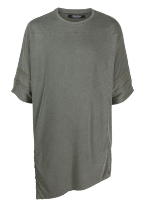 A-COLD-WALL* Contour asymmetric cotton-blend T-shirt - Green