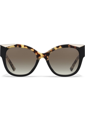 Prada Eyewear tortoiseshell-effect tinted sunglasses - Grey