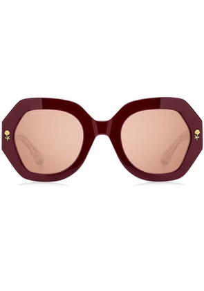 ETRO Etromania oversize-frame sunglasses - Red