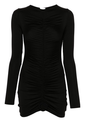 La Reveche Lillibet draped mini dress - Black