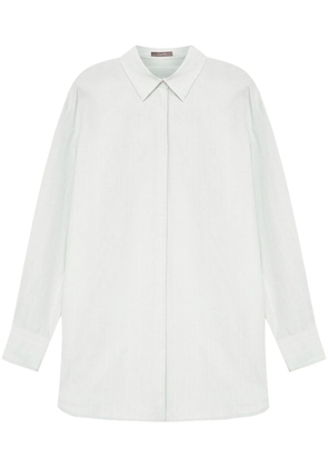 12 STOREEZ long-sleeve cotton-blend shirt - White