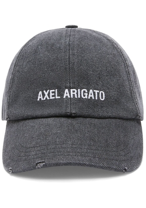 Axel Arigato Block distressed cotton cap - Grey