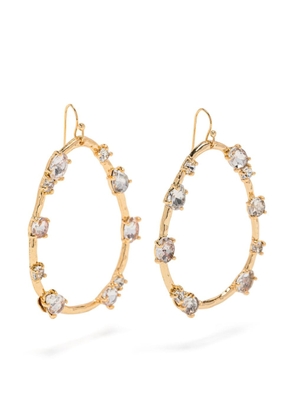 Kenneth Jay Lane crystal-embellished drop earrings - Gold