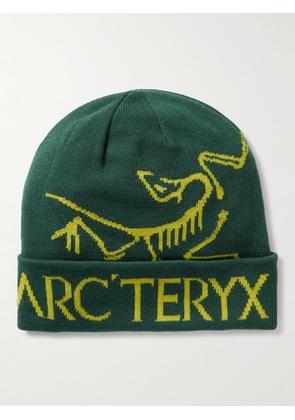 Arc'teryx - Logo-Embroidered Stretch-Knit Beanie - Men - Green