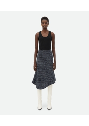 Structured Tweed Skirt - Bottega Veneta