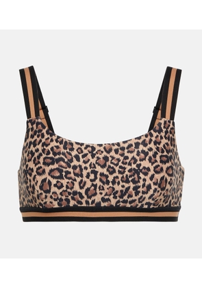 The Upside Ryker Nina leopard-print sports bra