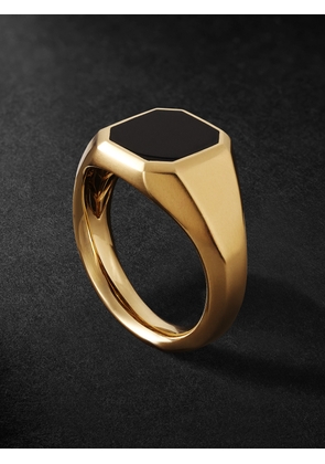 David Yurman - Streamline® Gold Onyx Signet Ring - Men - Gold - 9