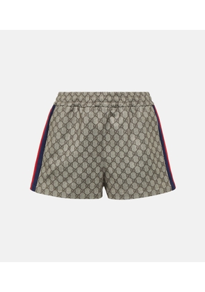 Gucci Web Stripe GG jersey shorts