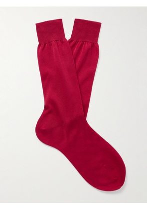 Anderson & Sheppard - Cotton Socks - Men - Red - S