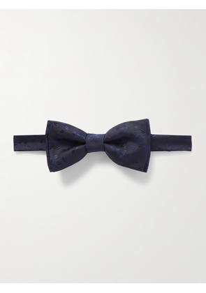Paul Smith - Pre-Tied Silk-Jacquard Bow Tie - Men - Blue