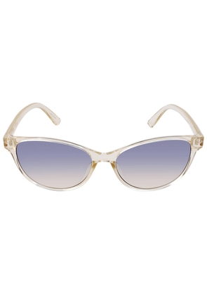 Calvin Klein Blue Gradient Cat Eye Ladies Sunglasses CK20517S 740 56