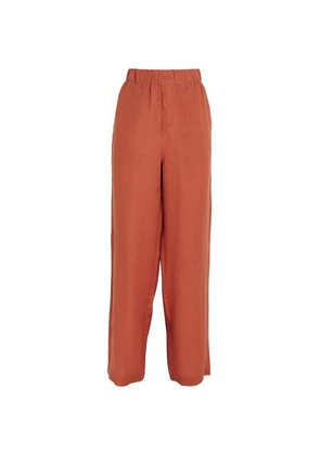 With Nothing Underneath Linen The Palazzo Trousers