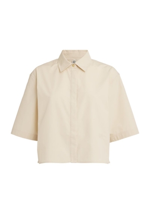 Toteme Organic Cotton Cropped Shirt