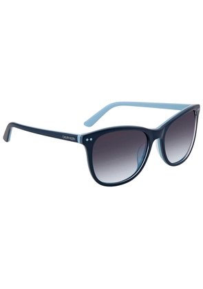Calvin Klein Blue Gradient Cat Eye Ladies Sunglasses CK18510S 436 57
