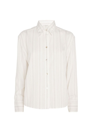 Vince Striped Cropped Shirt