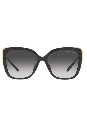 Michael Kors East Hampton Dark Gray Gradient Butterfly Ladies Sunglasses MK2161BU 31108G 56