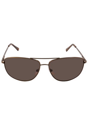 Calvin Klein Brown Navigator Mens Sunglasses CK19137S 200 63