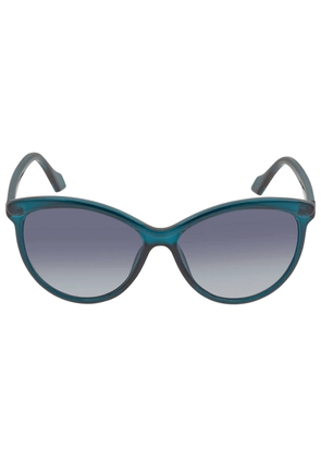 Calvin Klein Blue Gradient Cat Eye Ladies Sunglasses CK19534S 430 58