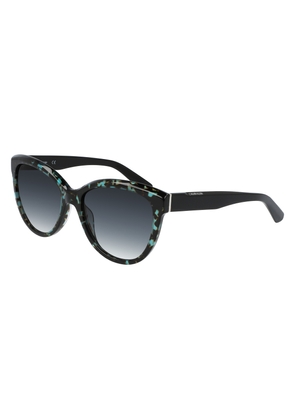 Calvin Klein Grey Gradient Cat Eye Ladies Sunglasses CK21709S 333 56