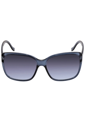 Calvin Klein Blue Gradient Oversized Ladies Sunglasses CK20518S 410 60