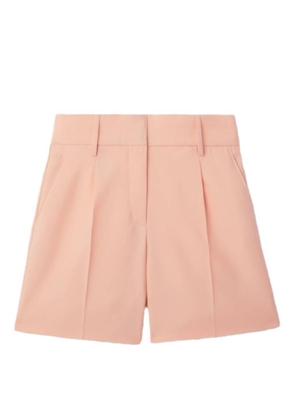 Burberry Rosebud Pink Lorie Wool-Blend Tailored Shorts, Brand Size 12 (US Size 10)