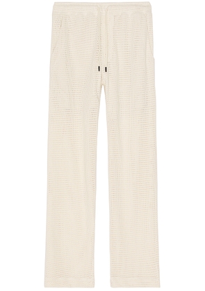 OAS Ecru Ayora Net Pants in Off White - White. Size S (also in ).
