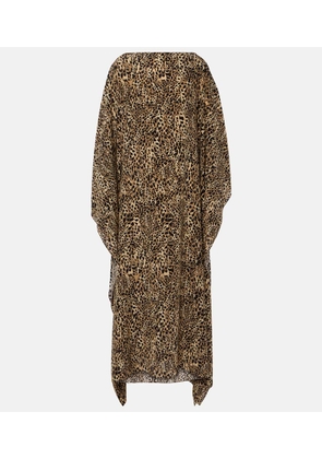 Givenchy Leopard-print silk kaftan